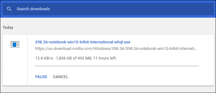 Google Chrome Administrar Velocidad de descarga 9