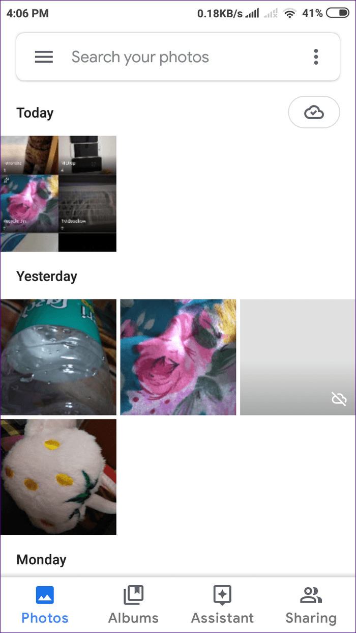 Galería de fotos de Google x Android 7