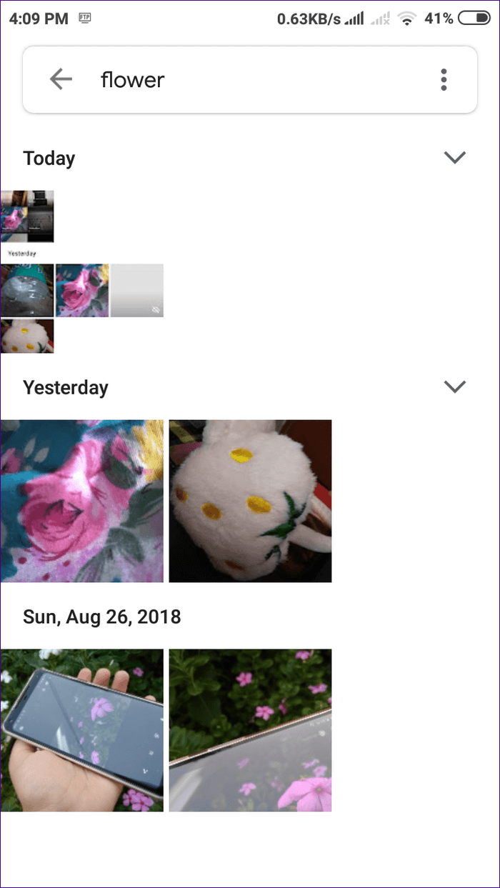 Galería de fotos de Google x Android 8