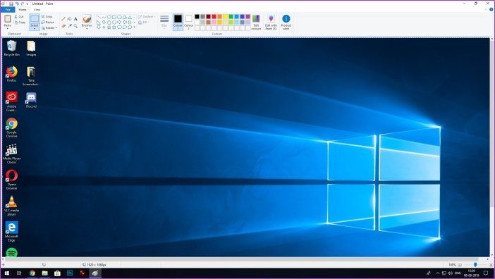 Tome capturas de pantalla en un monitor de Windows 10 7