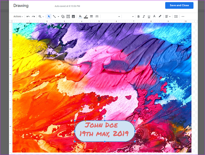 Cómo crear una página de portada en Google Docs 12