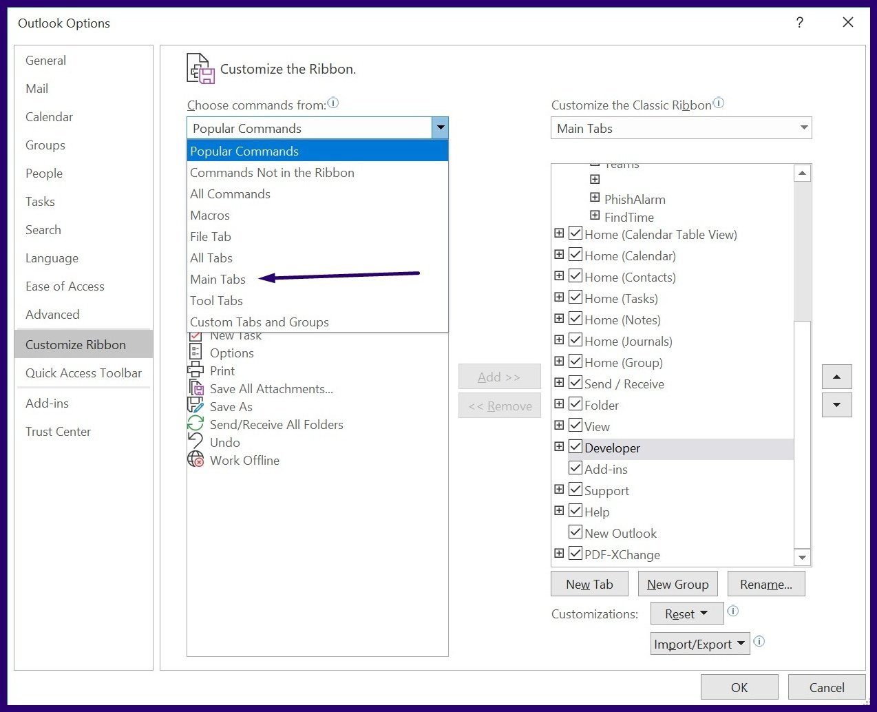 Cómo crear formularios personalizados en Microsoft Outlook Paso 3