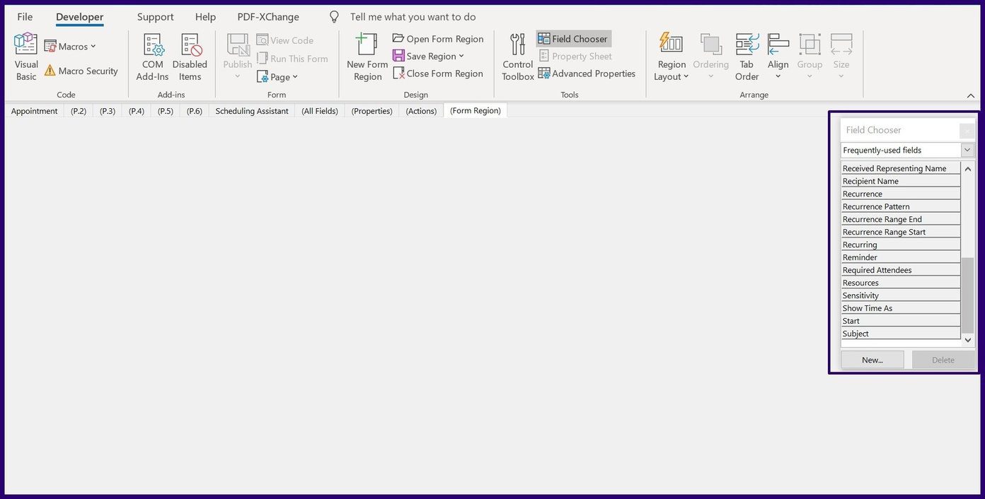 Cómo crear formularios personalizados en Microsoft Outlook Paso 10