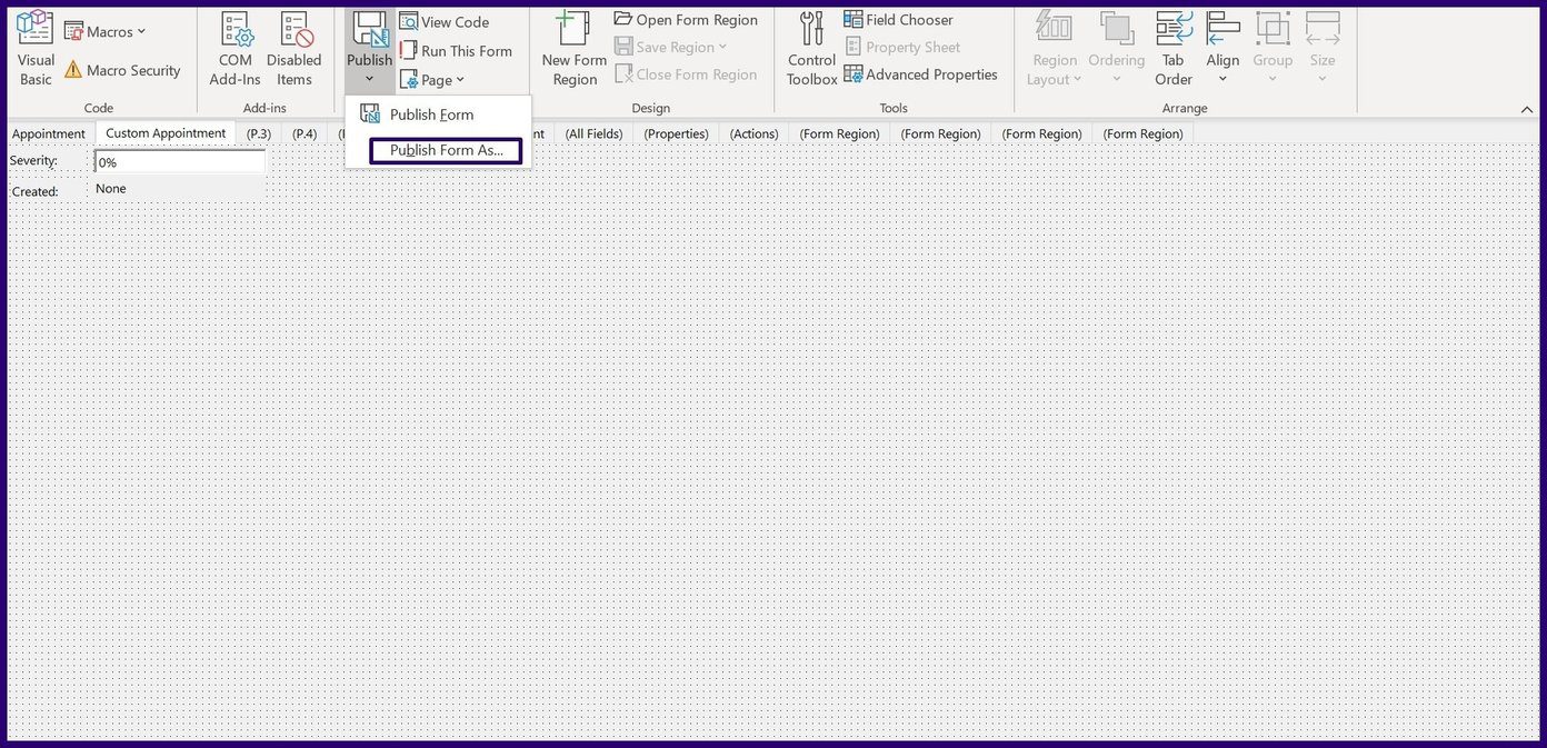 Cómo Crear Formularios Personalizados en Microsoft Outlook Paso 23