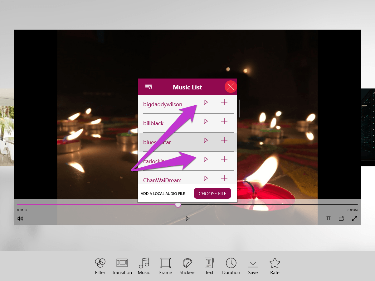 Las 4 mejores aplicaciones de Windows 10 para crear Make Photo Slideshow 24