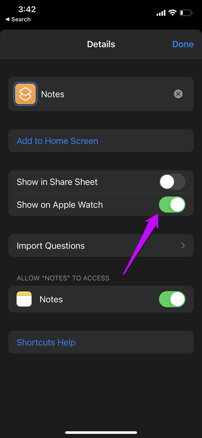 Cómo agregar accesos directos a Apple Watch 1