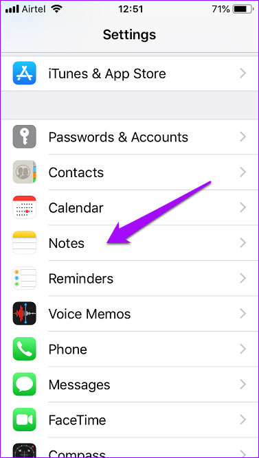 Cómo dejar de compartir notas desde el teléfono a I Pad y otros dispositivos Apple 8