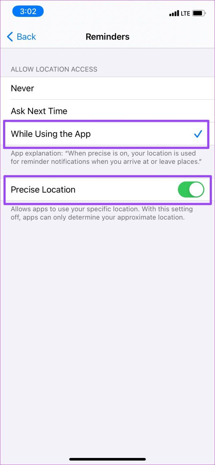 Repara los recordatorios basados ​​en la ubicación que no funcionan en el iPhone 14