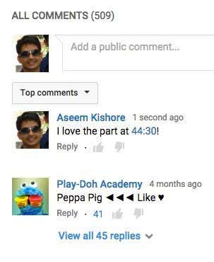 comienzan los comentarios de youtube
