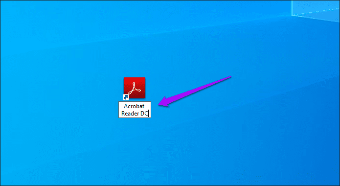 Falta el ícono de Adobe Acrobat Reader Pro DC 7
