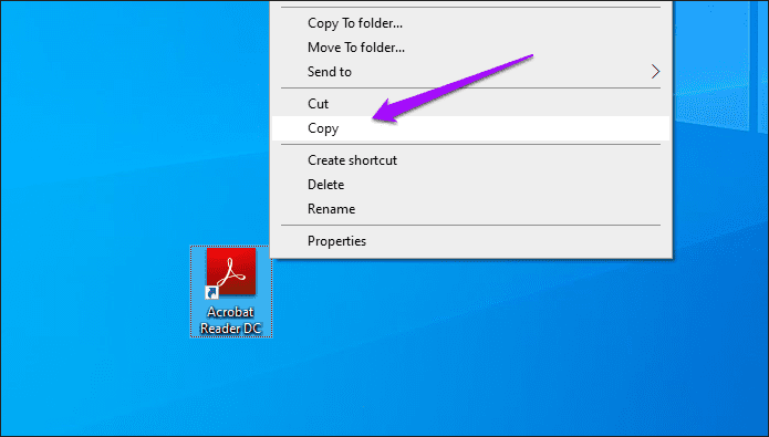 Adobe Acrobat Reader Pro DC 8 corrección de icono faltante