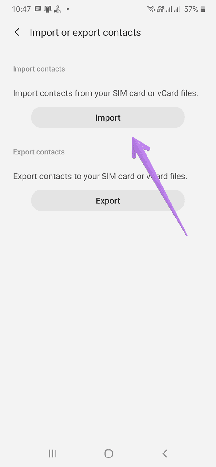 Mover contactos de Samsung a la cuenta de Google 9