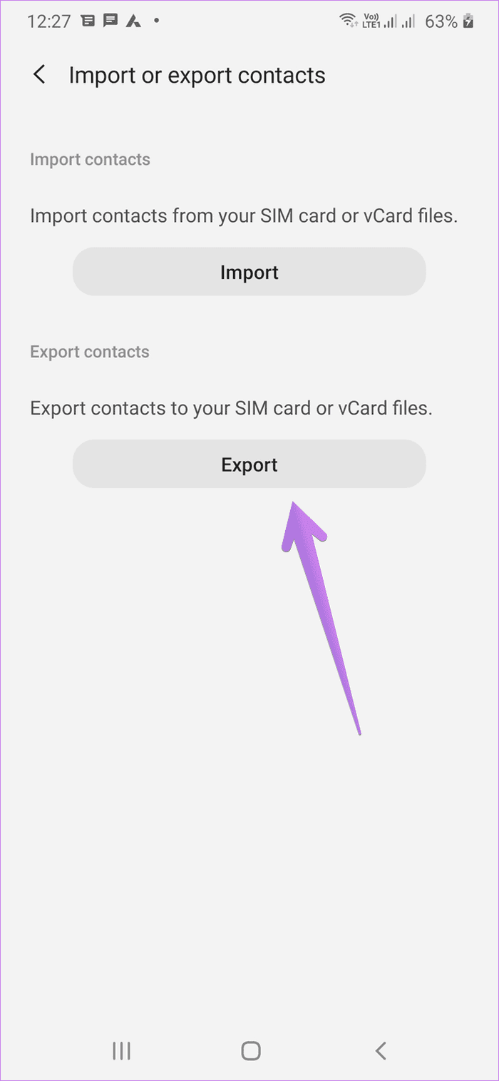 Mover contactos de Samsung a la cuenta de Google 18