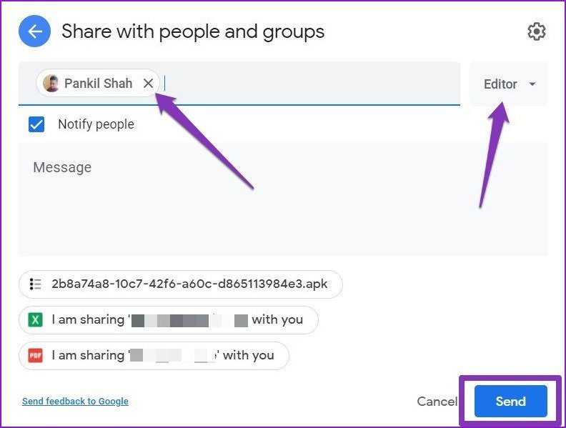 Compartir con grupos de personas en Google Drive