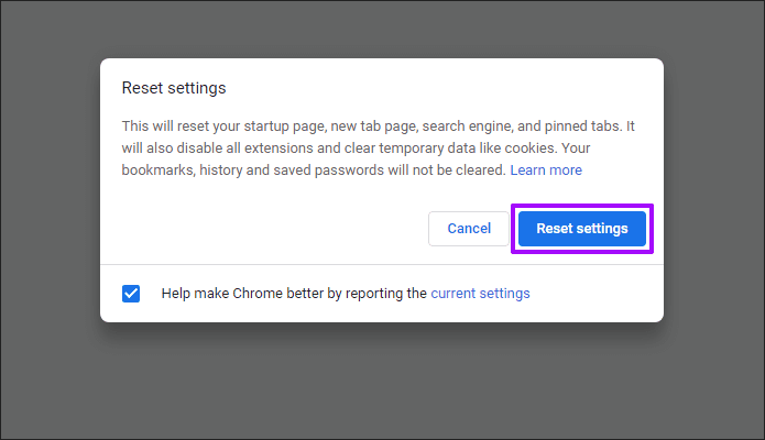 Chrome no elimina los marcadores 9