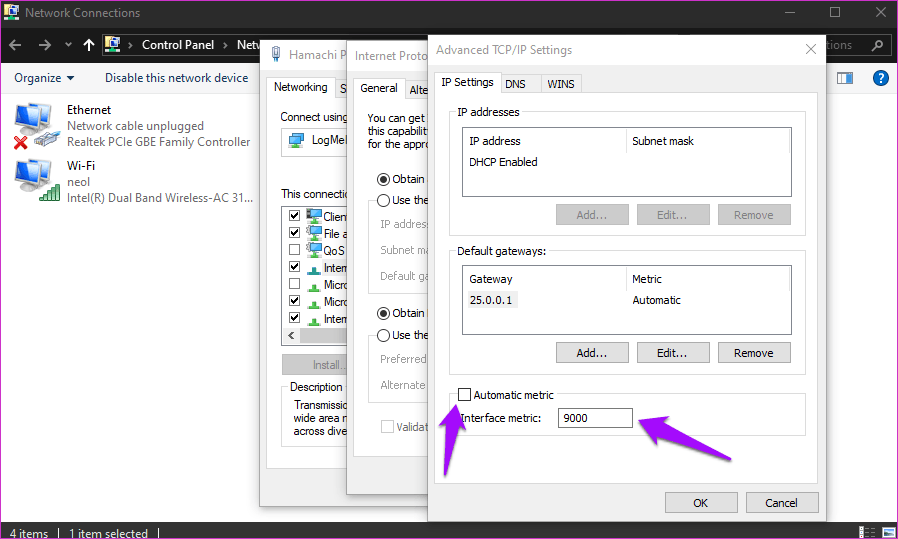 Resolver Hamachi no funciona en Windows 10 24