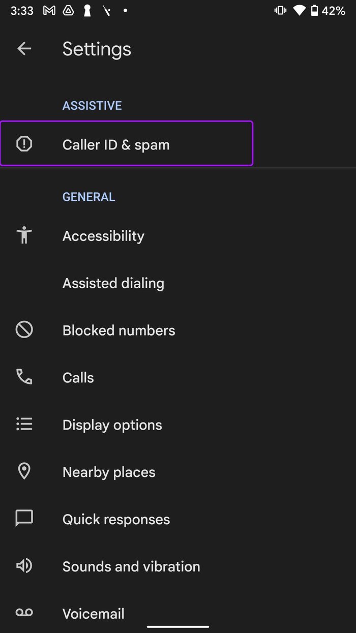 Abra el identificador de llamadas y bloquee las llamadas no deseadas en Android