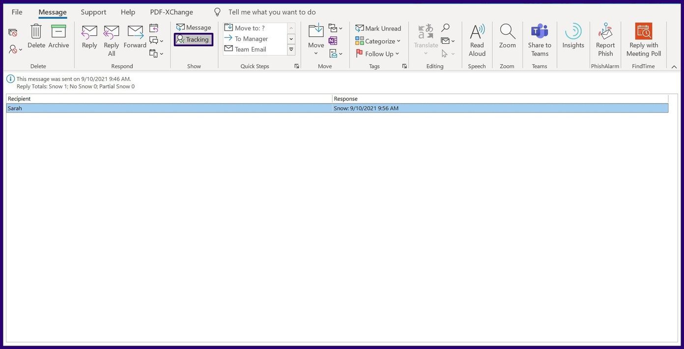 Cómo crear una encuesta usando el botón de votación de Microsoft Outlook Paso 15