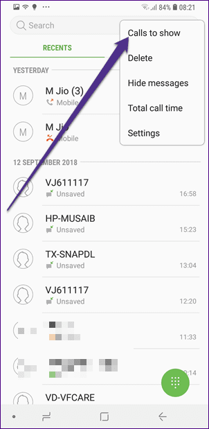 Sugerencias para la configuración de llamadas de Samsung 27