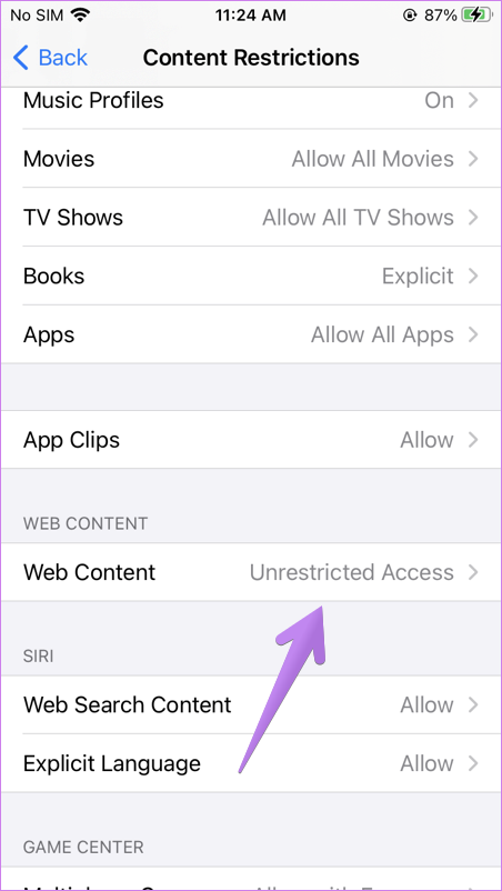 Safari no carga paginas web iphone ipad 5