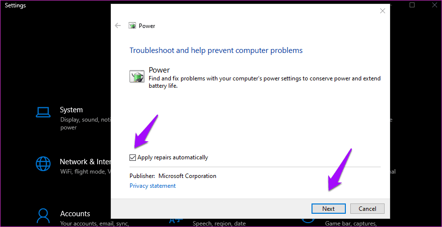 Cómo arreglar Windows 10 atascado al apagar la pantalla 5