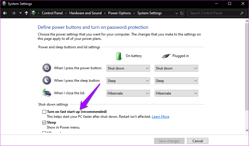 Cómo arreglar Windows 10 atascado al apagar la pantalla 9