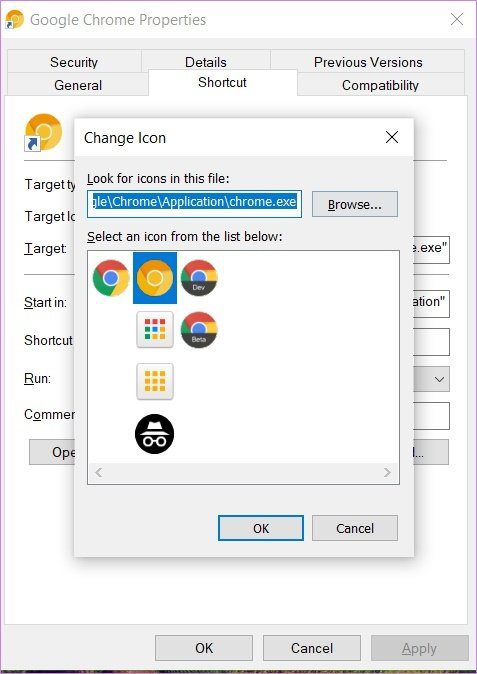 windows 10 cómo restaurar el icono de google chrome 13