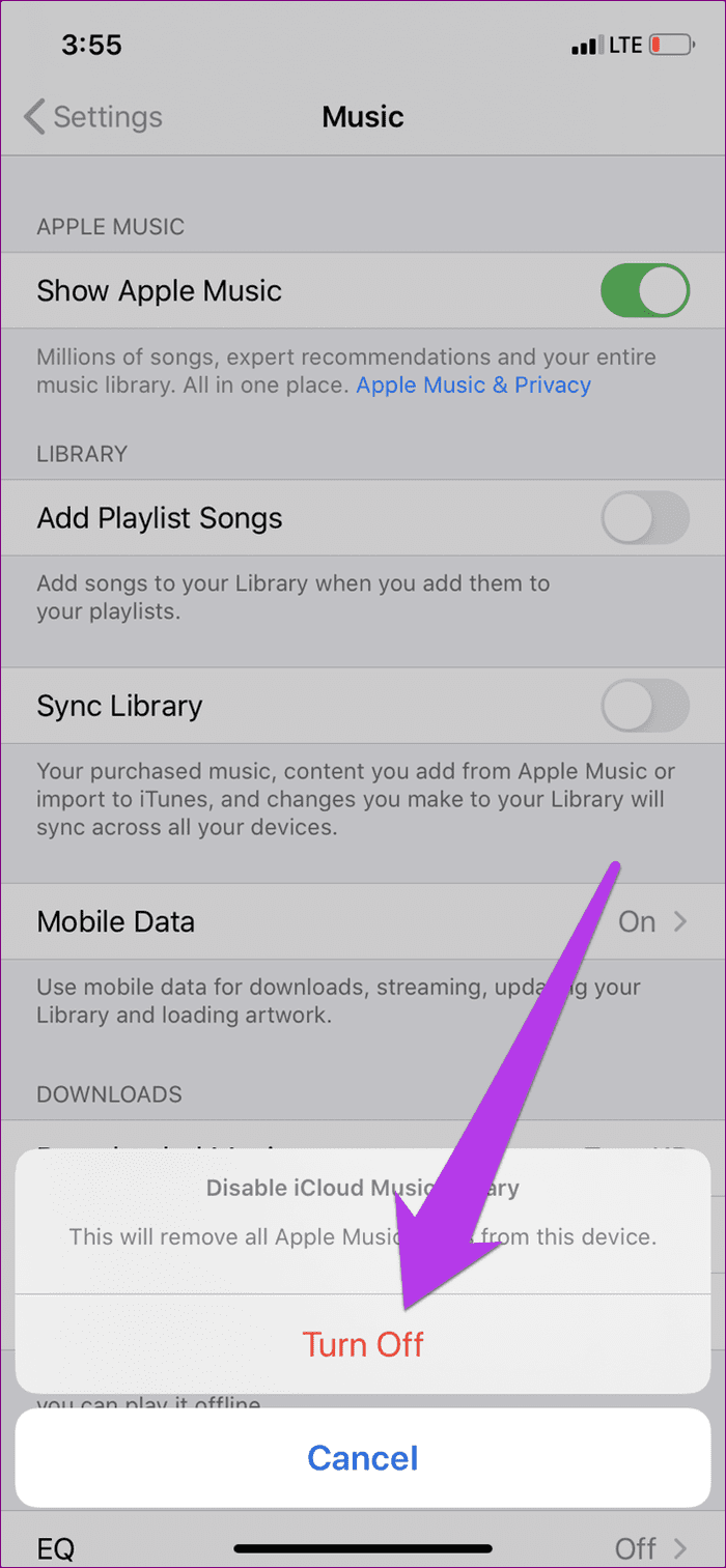 Arreglar la música de Apple, esta canción no está disponible en su región, error de iPhone iPad 09