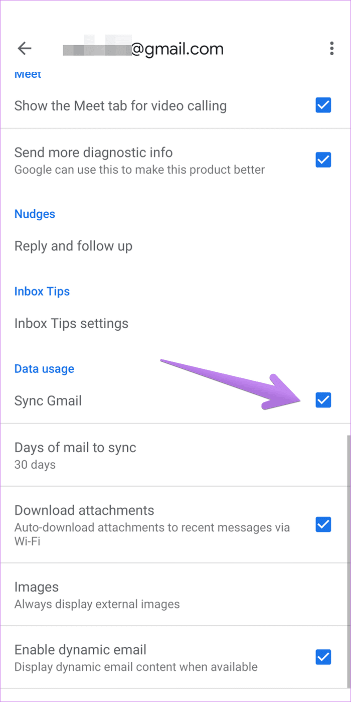 Gmail no muestra correo electrónico Android 7