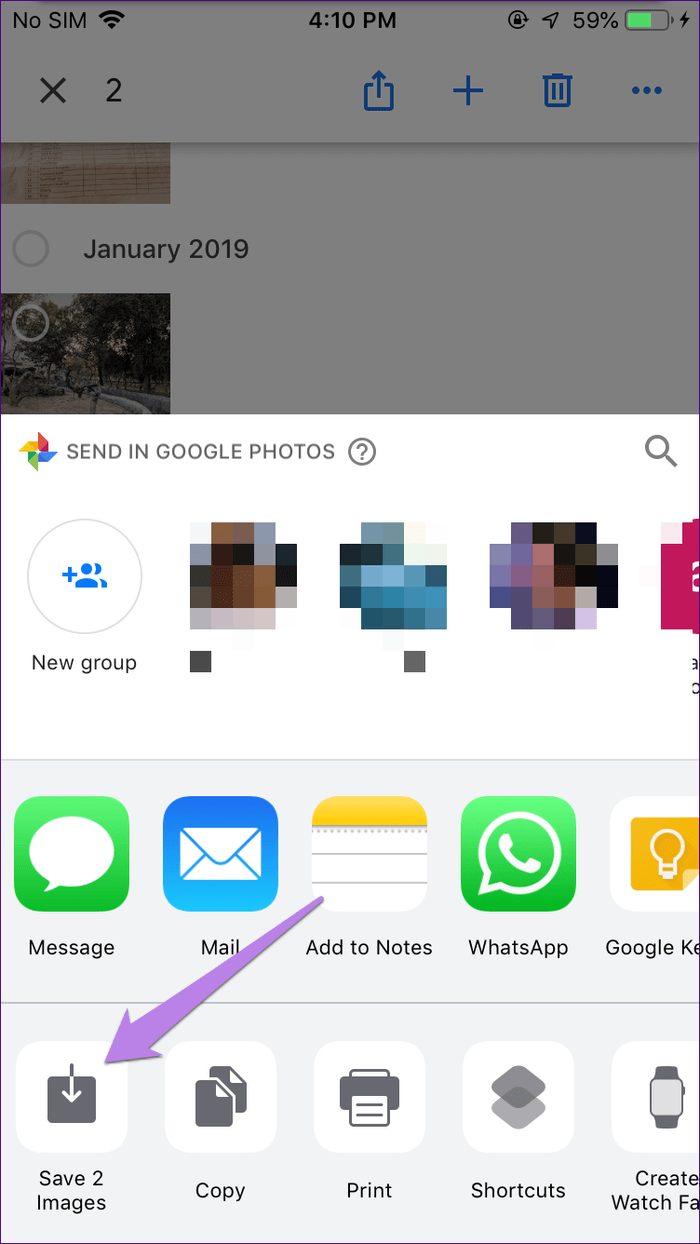 Guardar Google Photos en el dispositivo no funciona 19