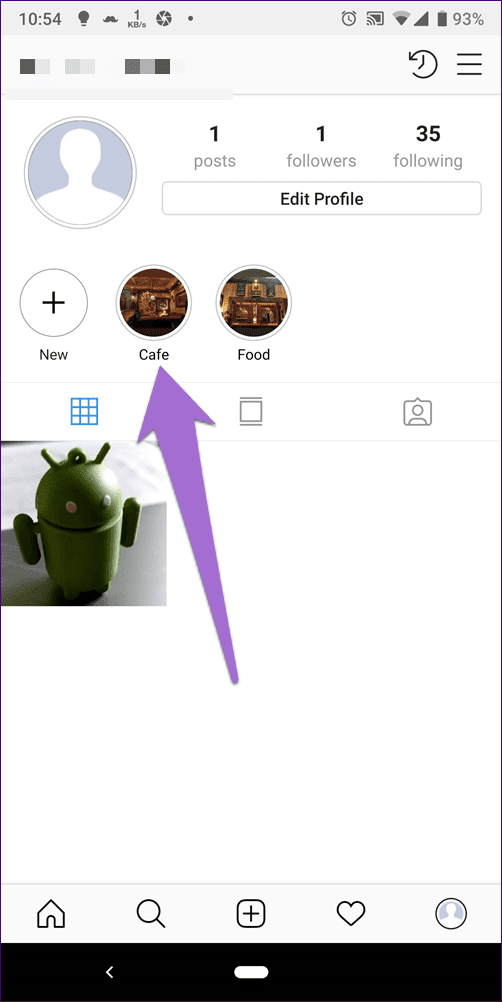 Agregue una portada de Destacados de Instagram sin publicar en Story 7
