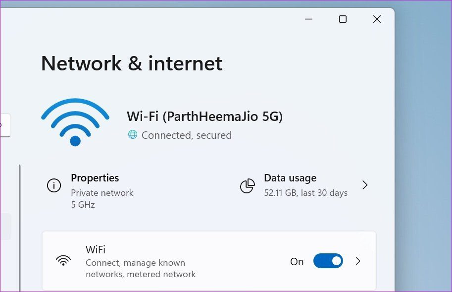 wifi conectado