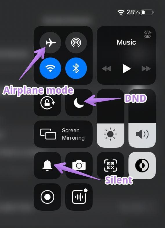 avión vs no molestar vs modo silencioso en iphone ipad 10