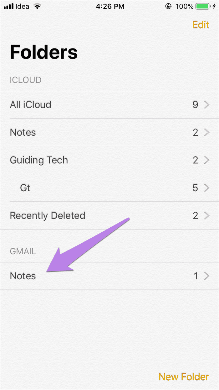 Agregar notas de Iphone Ipad a Gmail 7