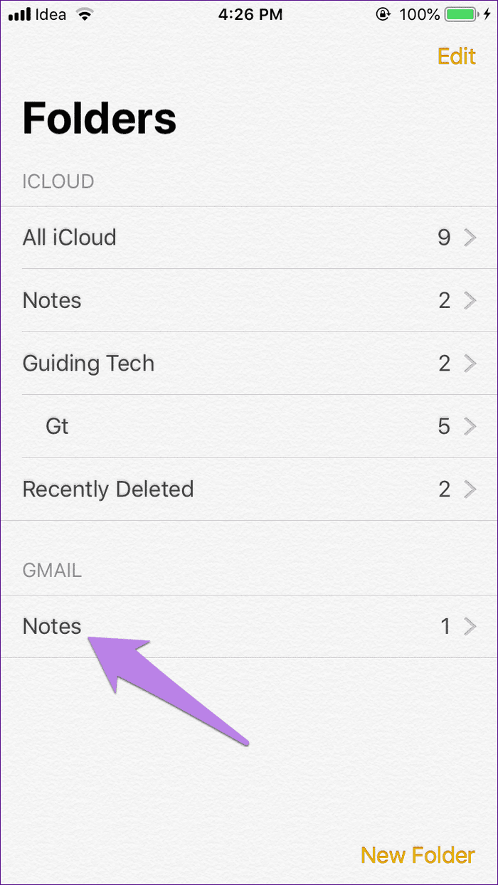 Agregar notas de Iphone Ipad a Gmail 12