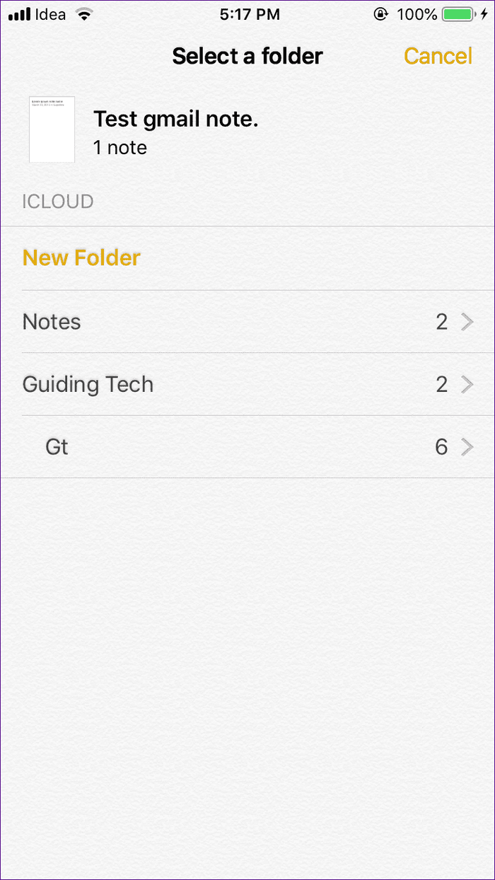 Agregar notas de Iphone Ipad a Gmail 15