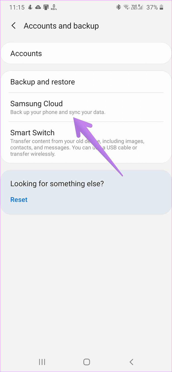 La aplicación Samsung Notes no se sincroniza 2