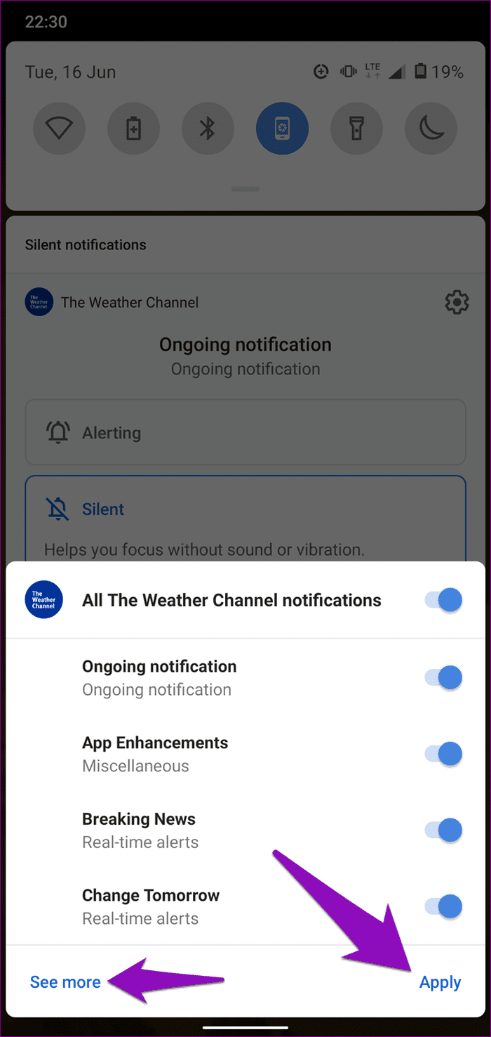 Deshabilitar las alertas meteorológicas de Android 23