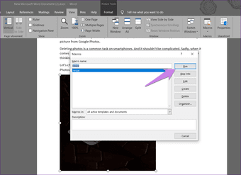 Cambiar el tamaño de todas las imágenes en Microsoft Word 7