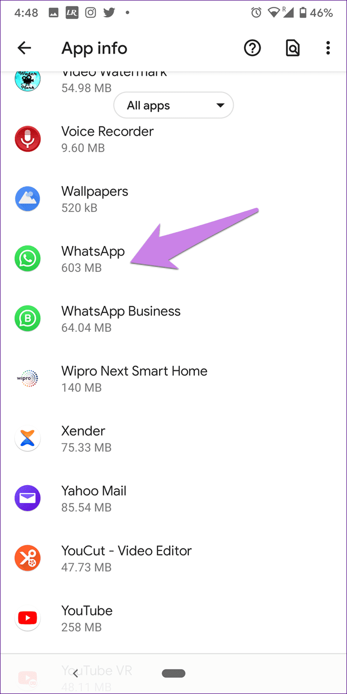 Deshabilitar todas las notificaciones de Whatsapp 2