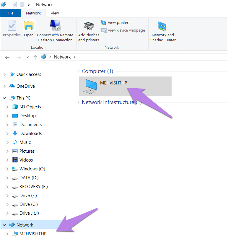 El uso compartido de archivos de Windows 10 no funciona 16