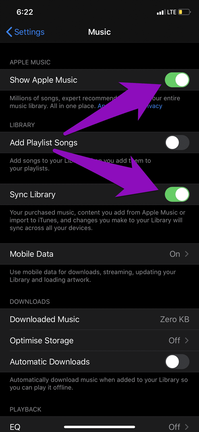 Arreglar canciones descargadas que no muestran Apple Music 02