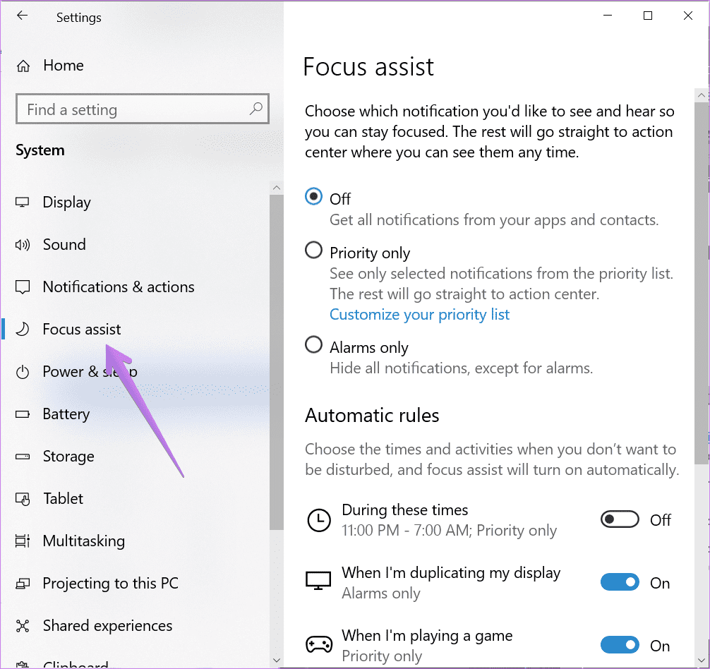 El banner de notificación de Windows 10 no muestra 6