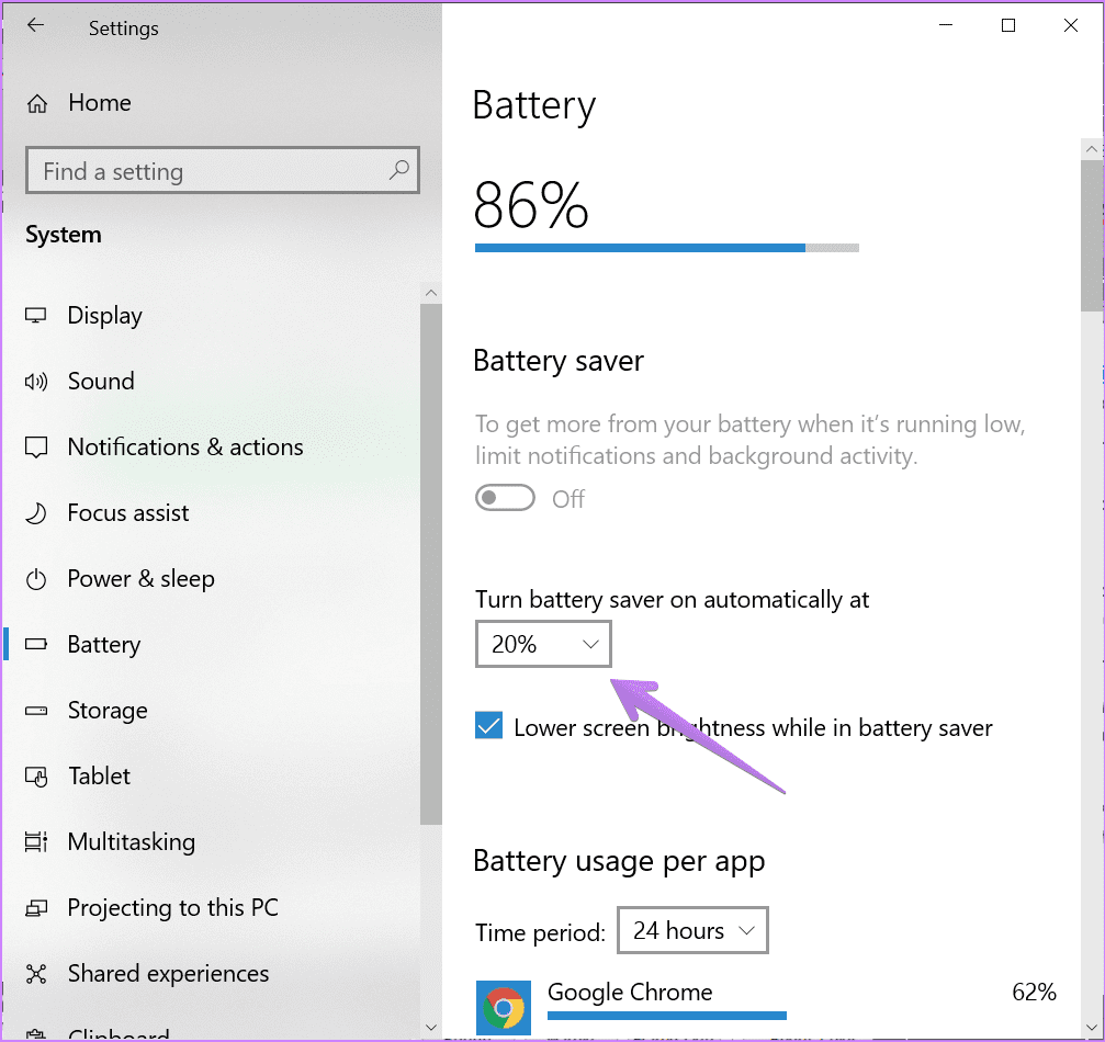 El banner de notificación de Windows 10 no muestra 7
