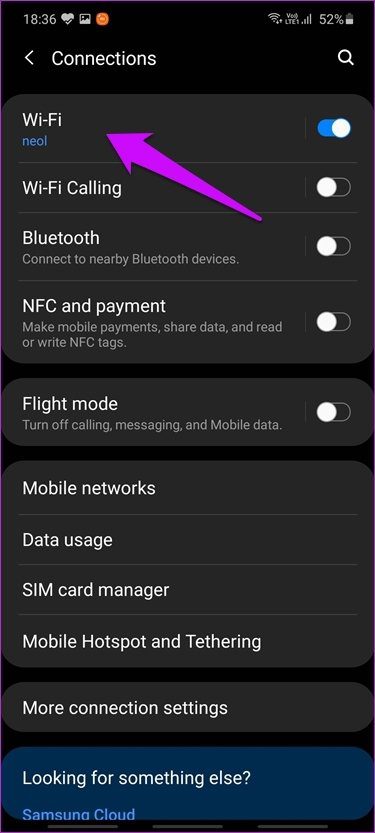 Soluciones para teléfonos Samsung que no se conectan a la red Wi-Fi 5