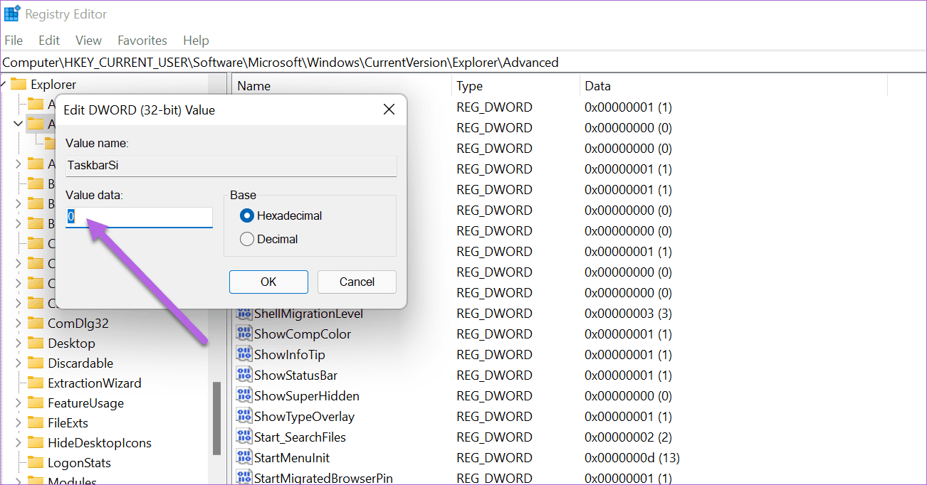 Cómo cambiar el tamaño de los iconos de la barra de tareas en Windows 11 11