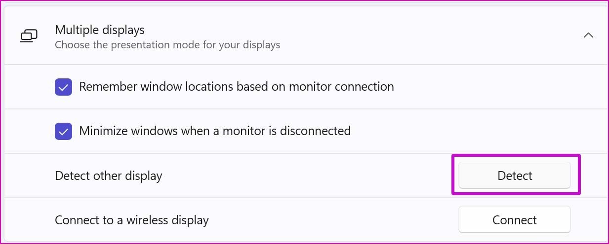 Detectar manualmente 11 ventanas gráficas que no detectan el monitor HDMI