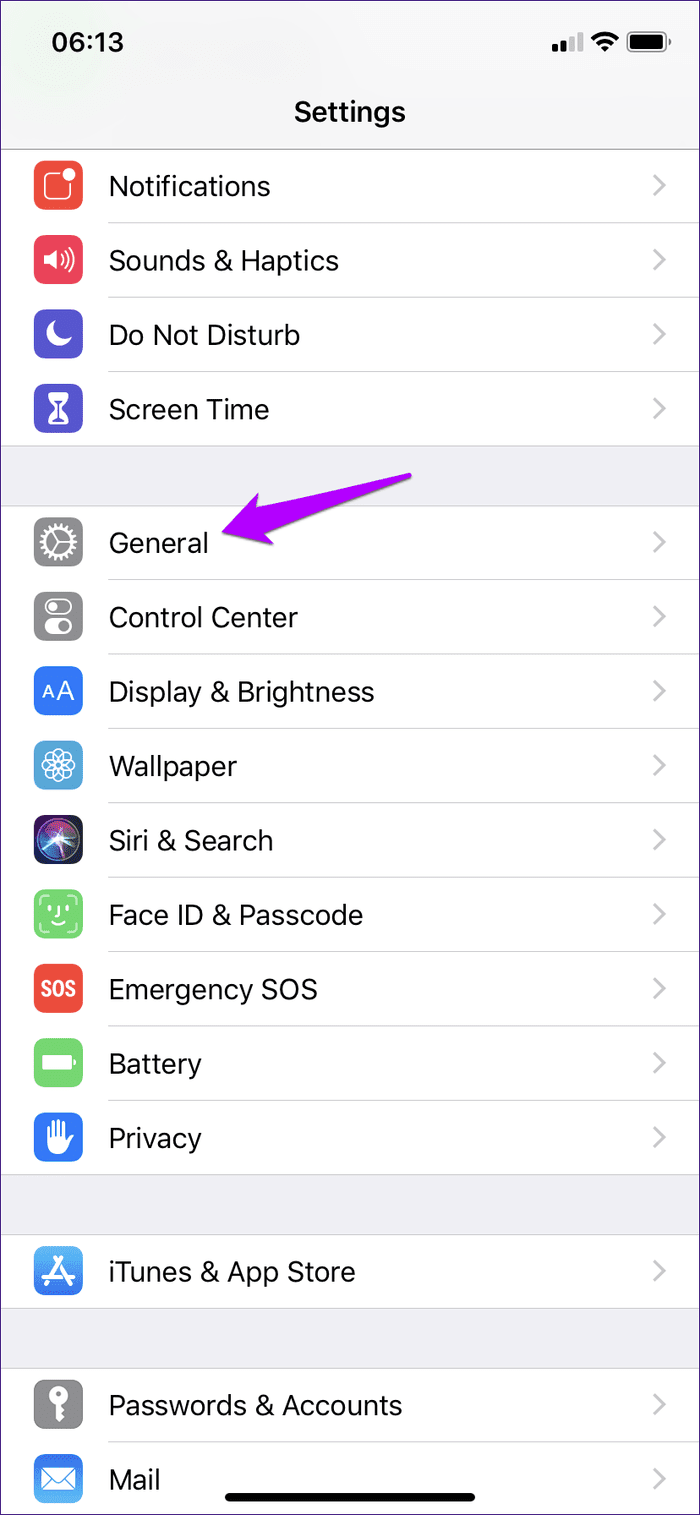 iOS Fix 7 Tiempo de pantalla faltante