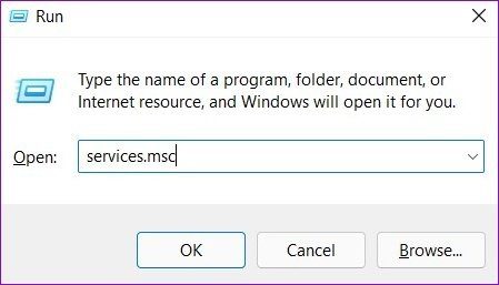 Abrir servicios de Windows