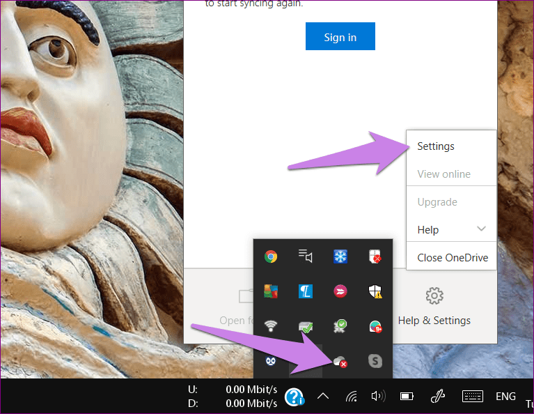 Impedir que Windows 10 guarde archivos en Onedrive 1